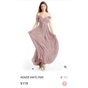 Azazie Kaitlynn bridesmaid dress in vintage mauve